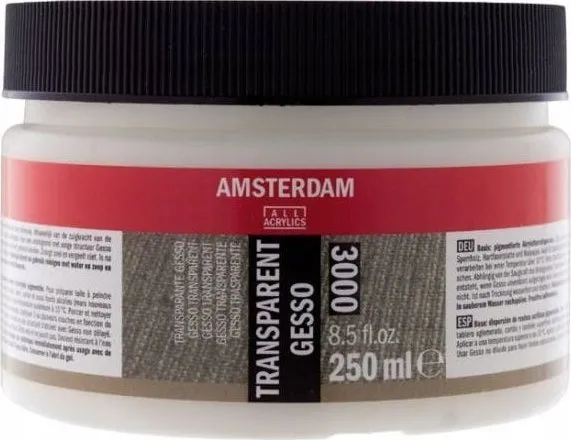 Amsterdam Transparent gesso 3000 jar