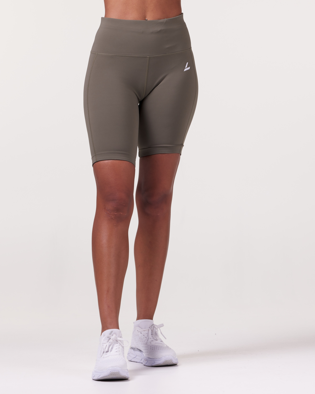 LEVITY Magnify Scrunch Biker Shorts 2.0 Green Olive