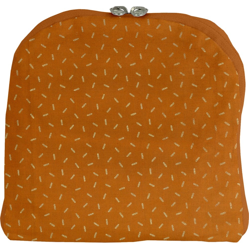 Sac À Dos Pliable Paille Dorée Caramel