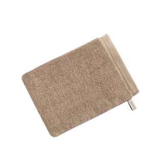 ESPRIT Waschhandschuh MODERN SOLID 16 x 22 cm moccabraun