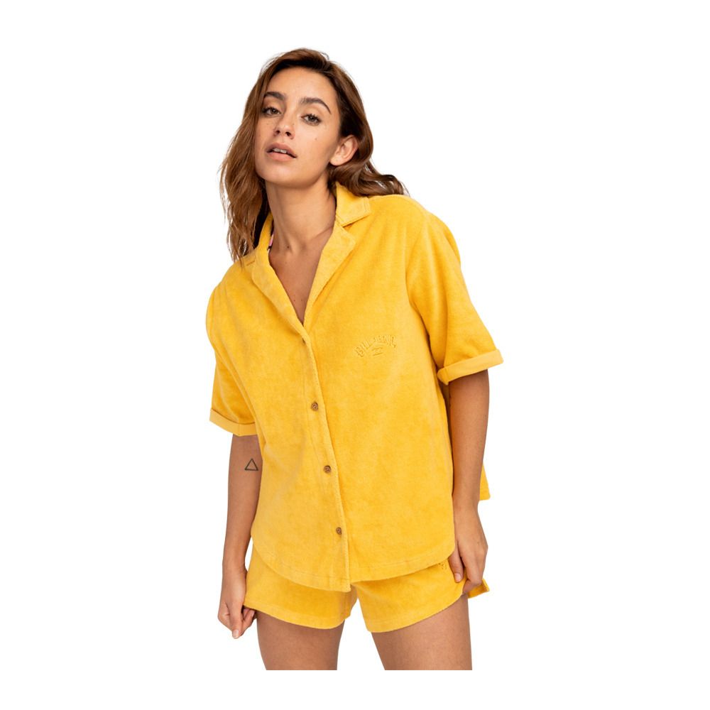 Billabong WHITE SANDS - Chemise Femme golden peach