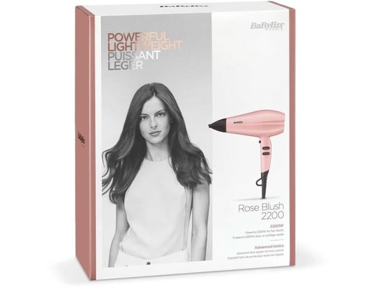 BABYLISS - Sèche-cheveux Seche-cheveux rose blush 2200 design 5337pre – 2200