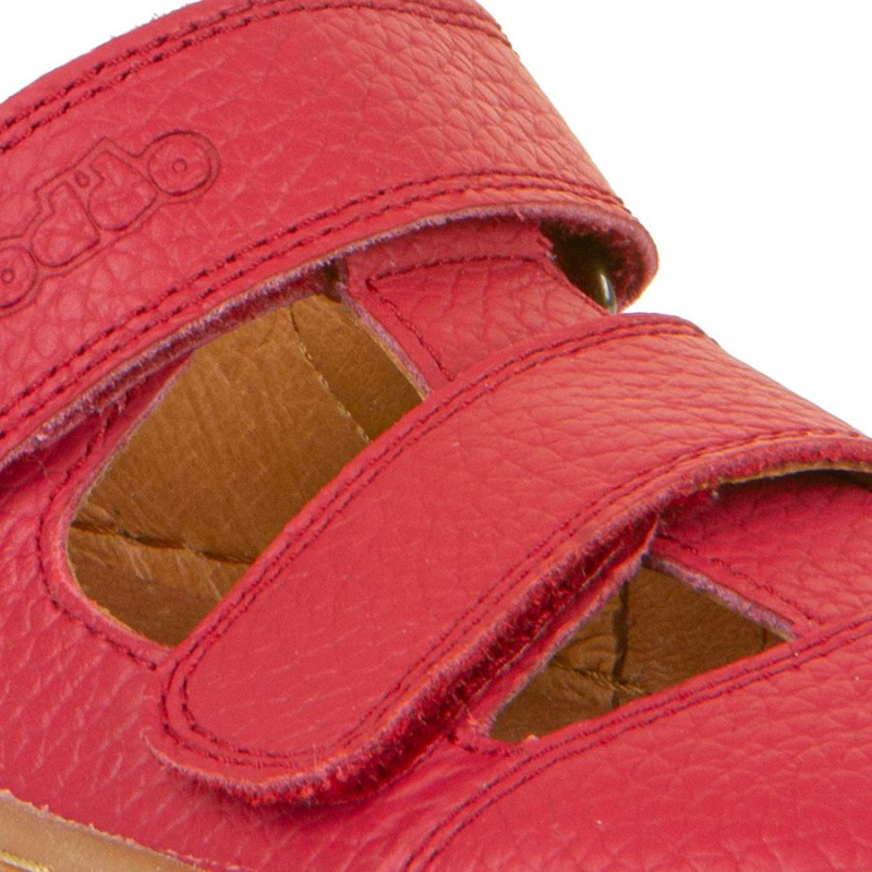 Froddo Froddo Barefoot Sandales Deux Scratchs Rouge