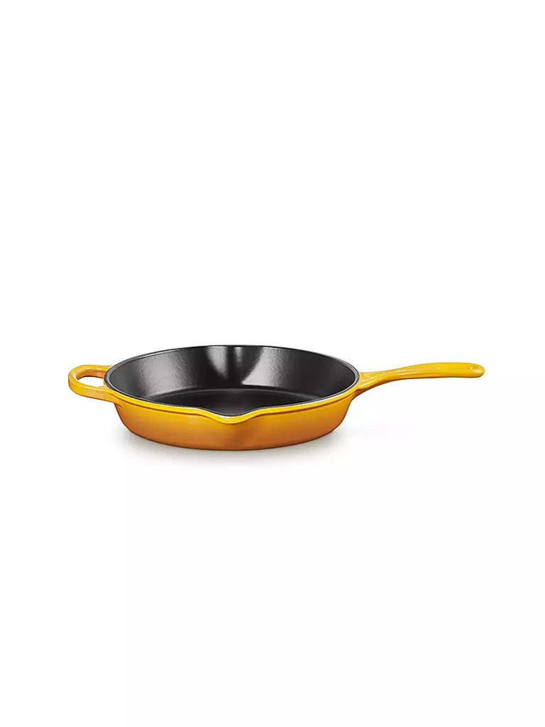 LE CREUSET Hohe Brat- und Servierpfanne aus Gusseisen 26cm Nectar  gelb