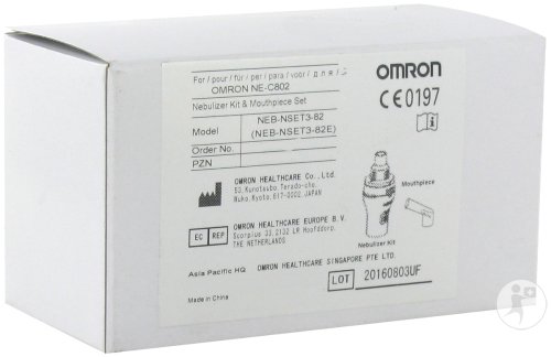 Omron Kit Nébulisation Avec Embout Buccal Pour L'Inhalateur À Compresseur CompAir NE-C802 Pièce 1