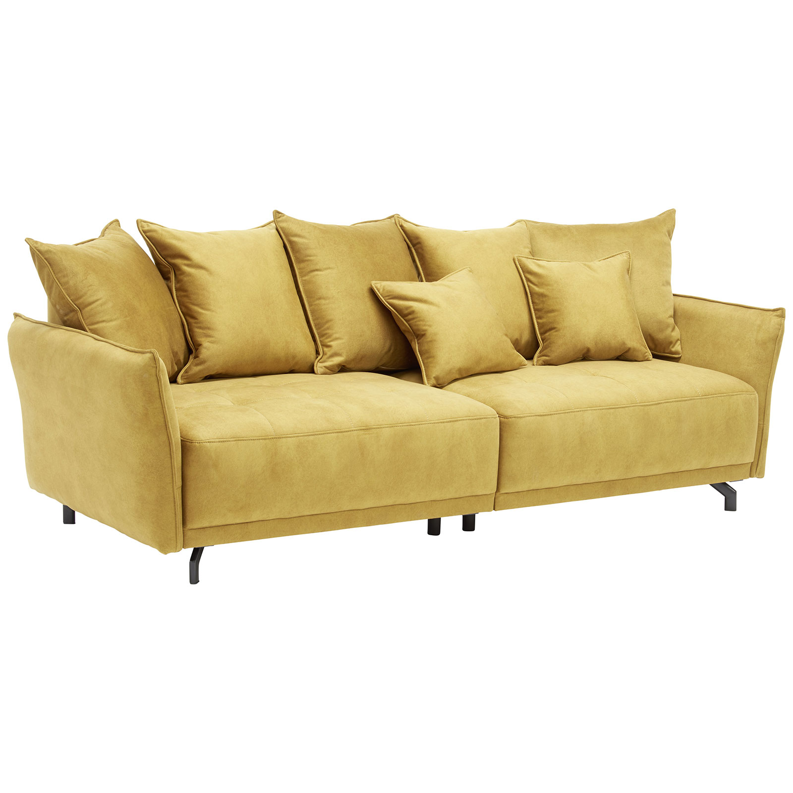 Big Sofa - okra - Samt