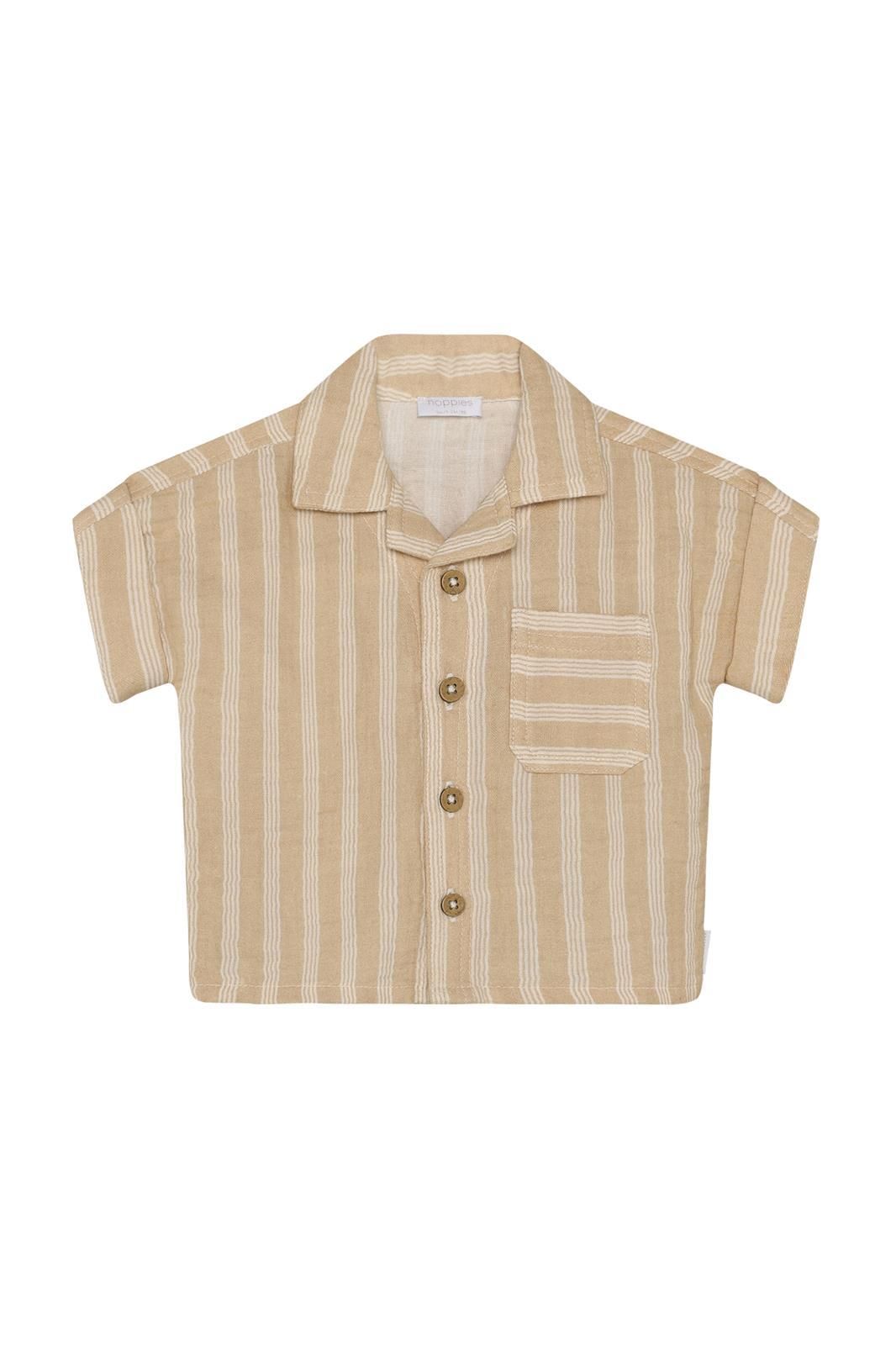 Noppies Baby Overhemd stripe - Irish Cream
