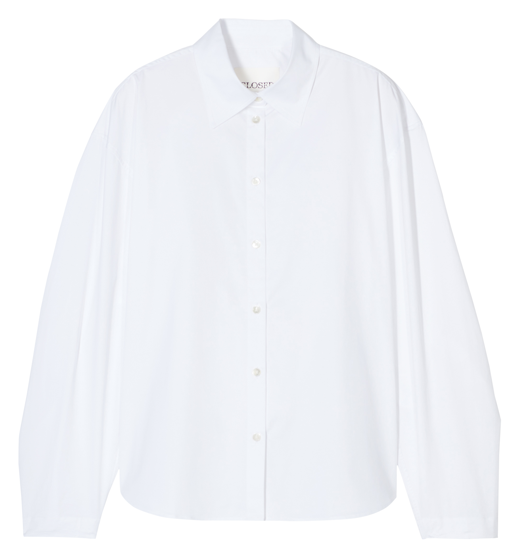 Chemise ample boutonnée | Blanc