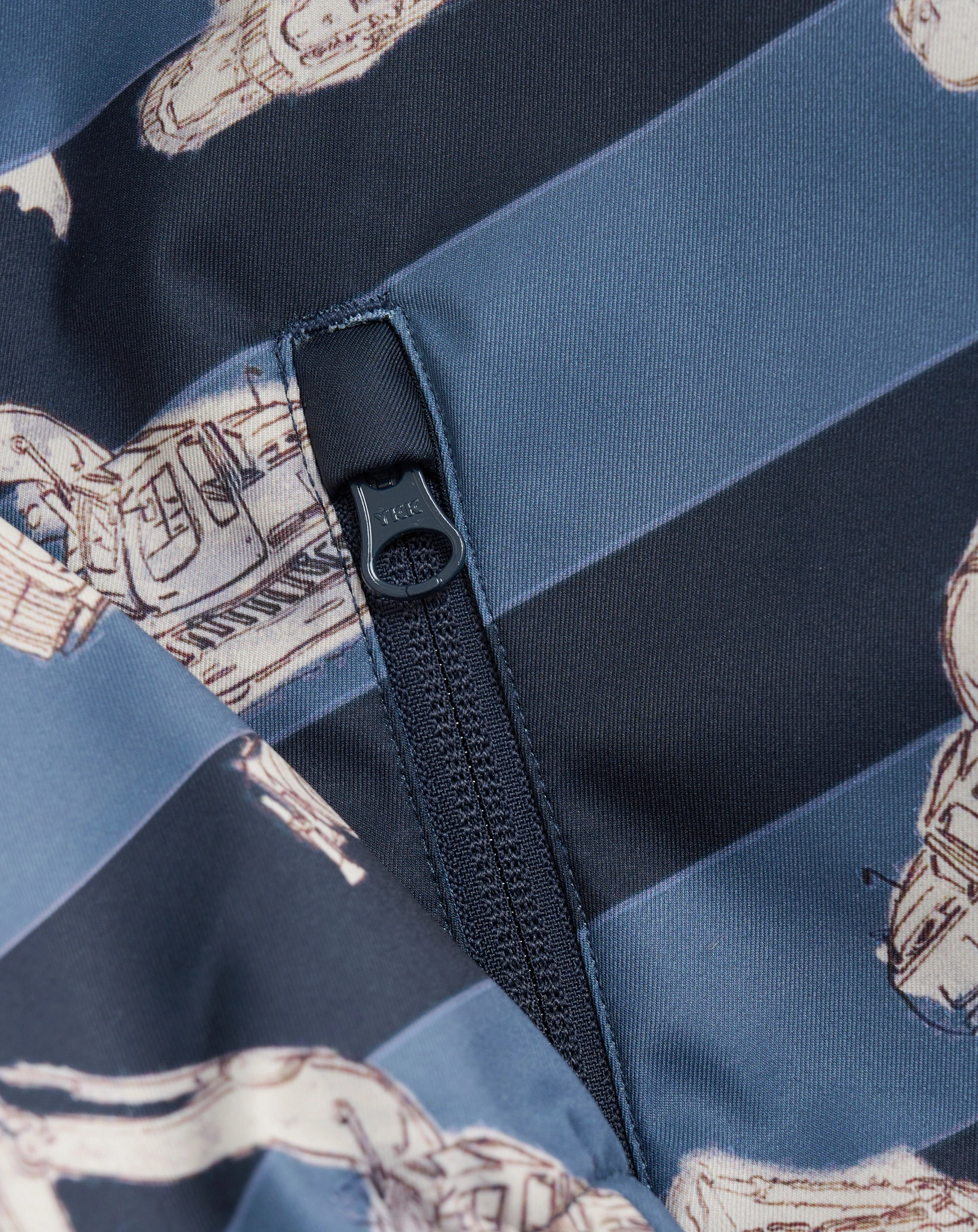 Softshelljacke BAGGER AOP in blue nights