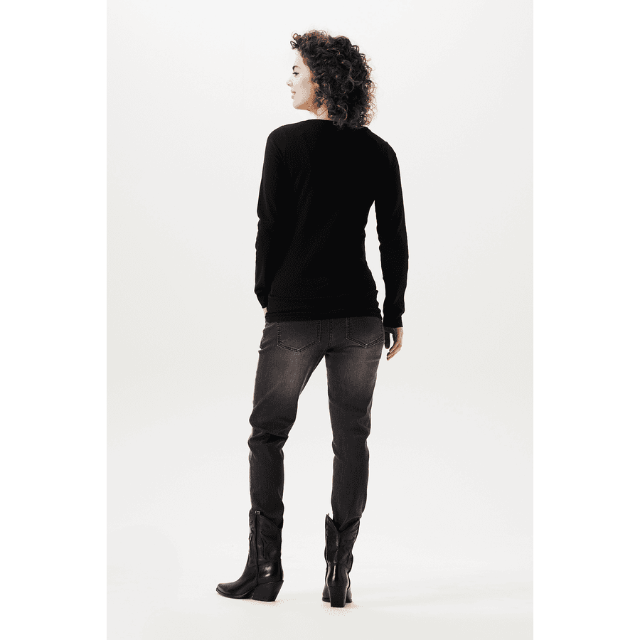 SUPERMOM Langarmshirt Delphi Black