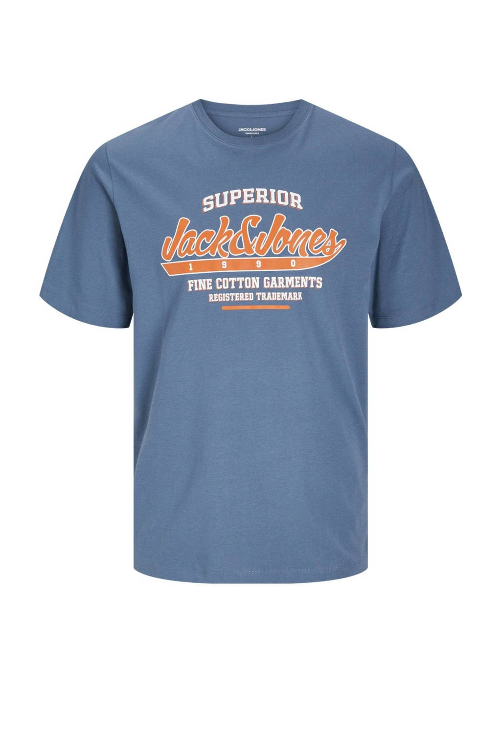 JACK & JONES T-shirt JJELOGO met logo blauw