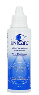 Unicare All-in-One Solution Voor Zachte Contactlenzen 100ML
