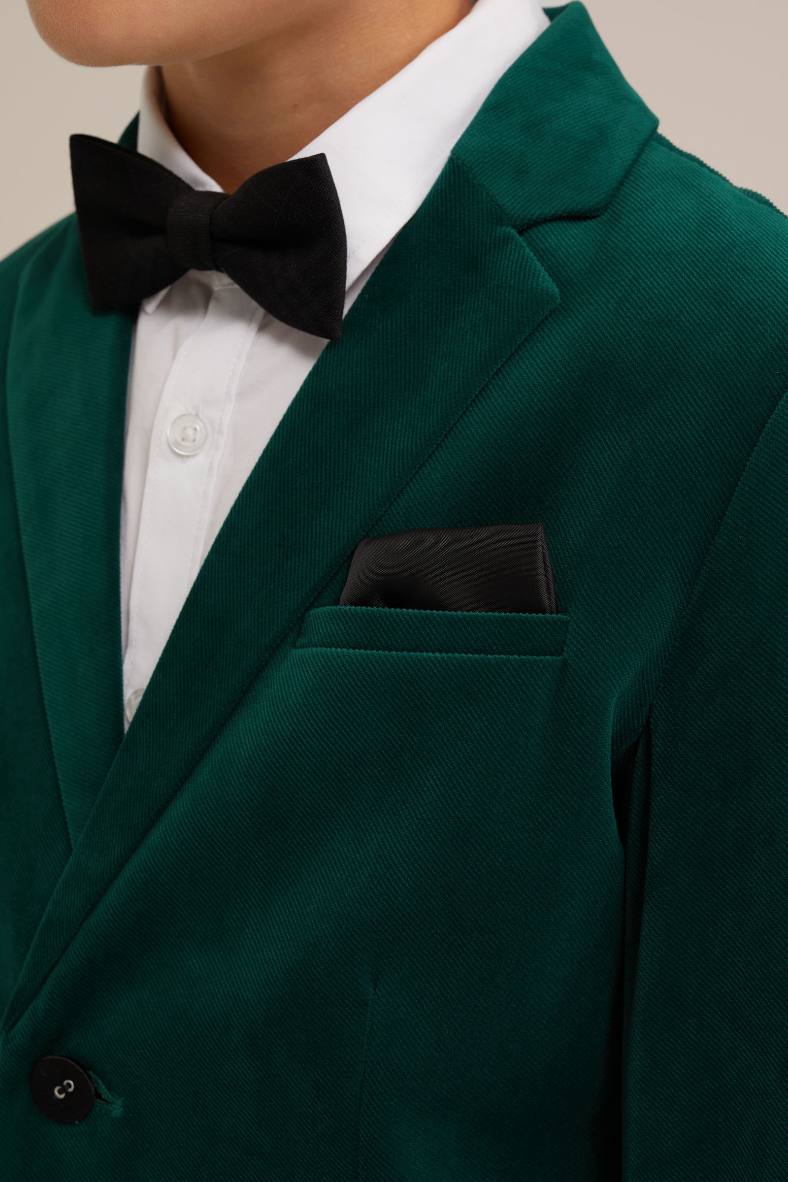Jongens velvet blazer WE Fashion Groen