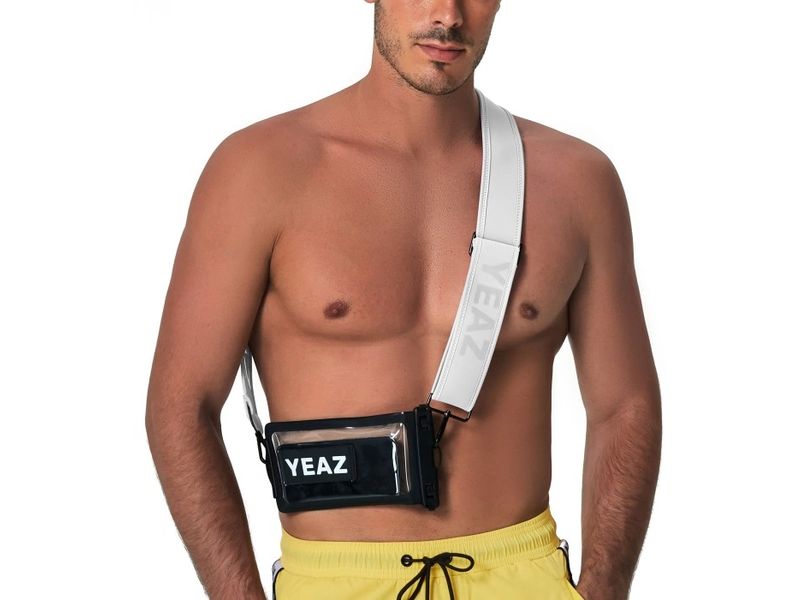 YEAZ Ocean Shot Phone Case Holder Schwarz/Weiss Schutzhülle für Mobiltelefone