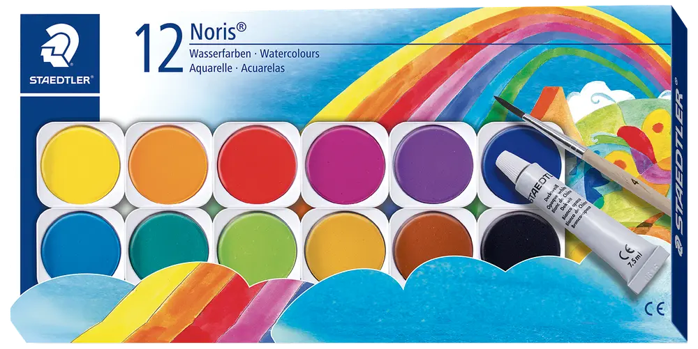 Staedtler Noris Vandfarve 12 farver