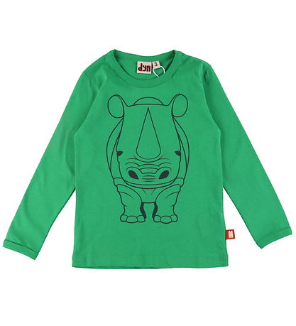 DYR-Cph Bluse - Dyrshedding - Grass Green Outline N?sehorn