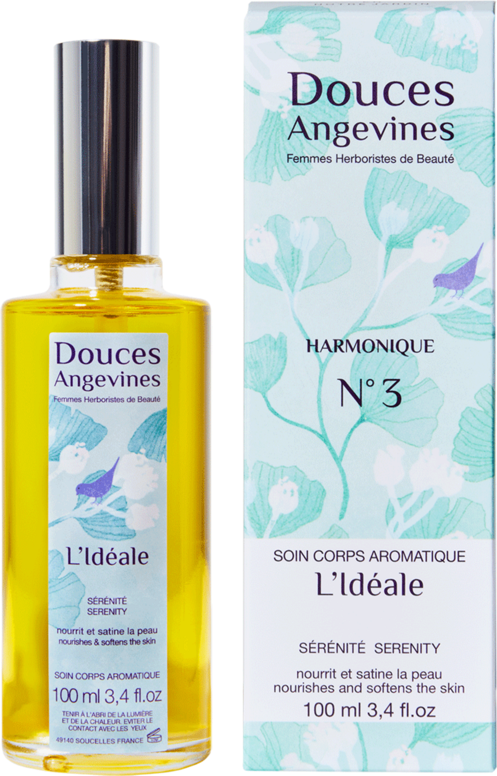 Douces Angevines  N° 3 L'Idéale Duftendes Körperöl, 100 ml