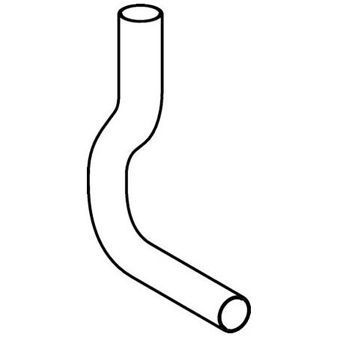 Geberit spoelbocht 90° met sprong naar achteren 31x26cm Ø50x44mm alpien wit