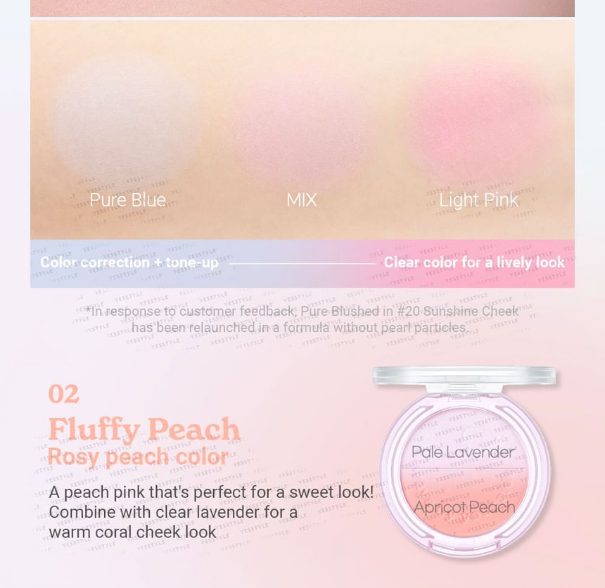 peripera - Pure Blushed Custom Cheek Soda Café Collectie