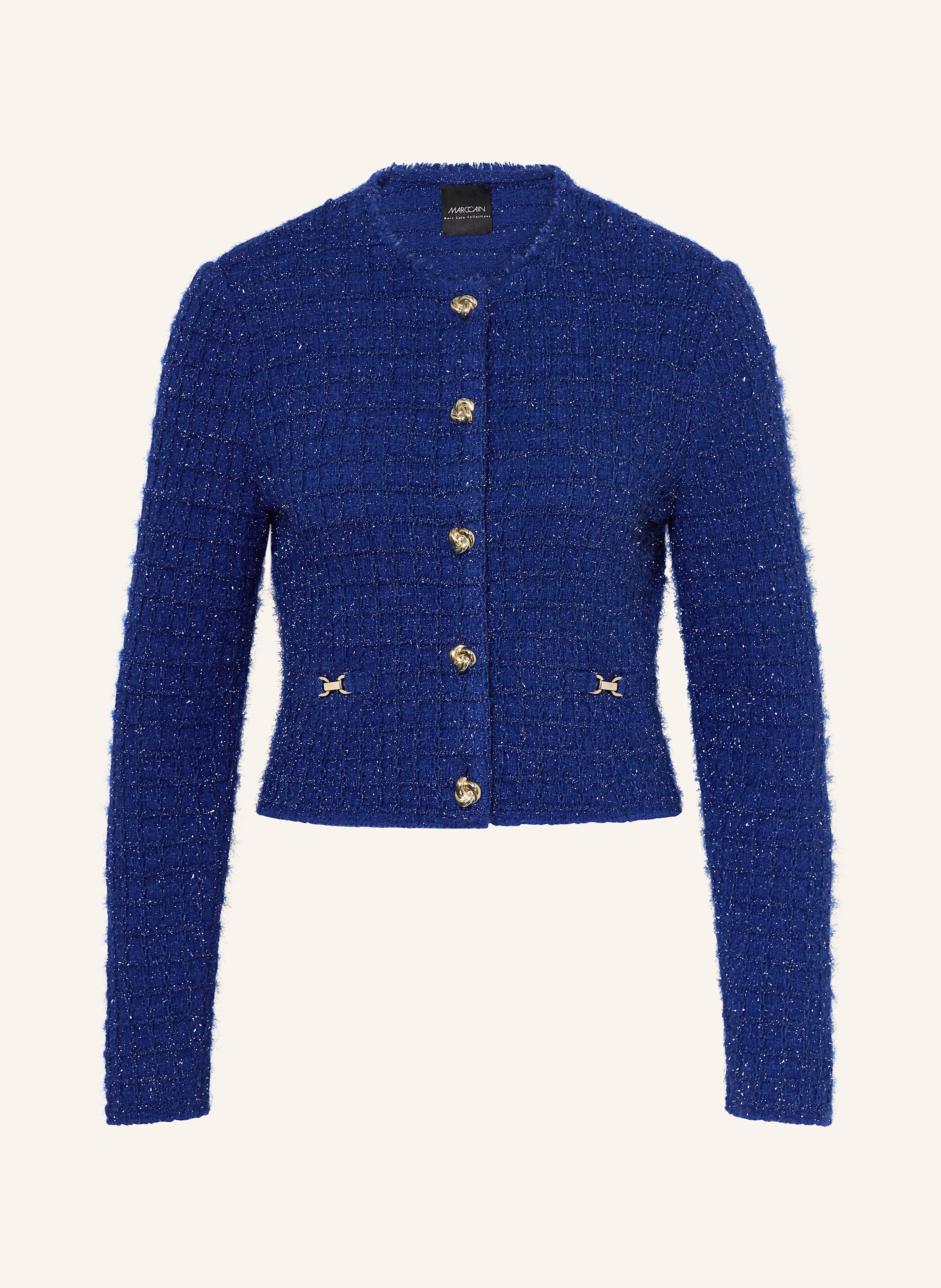 MARC CAIN Strickjacke mit Glitzergarn