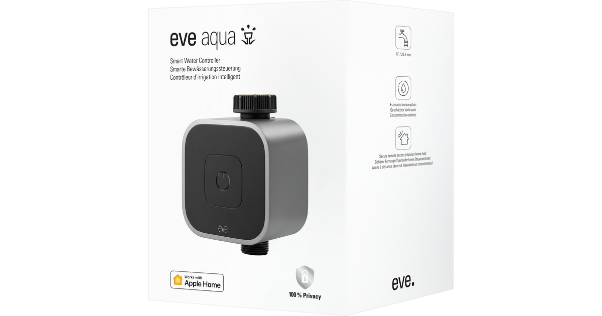 eveAqua Smart Water Controller bewateringsautomaat  (BLE, Thread)
