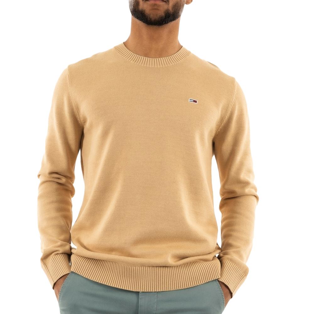 Tommy Hilfiger Pull Beige Homme Tommy Hilfiger DM0DM18895