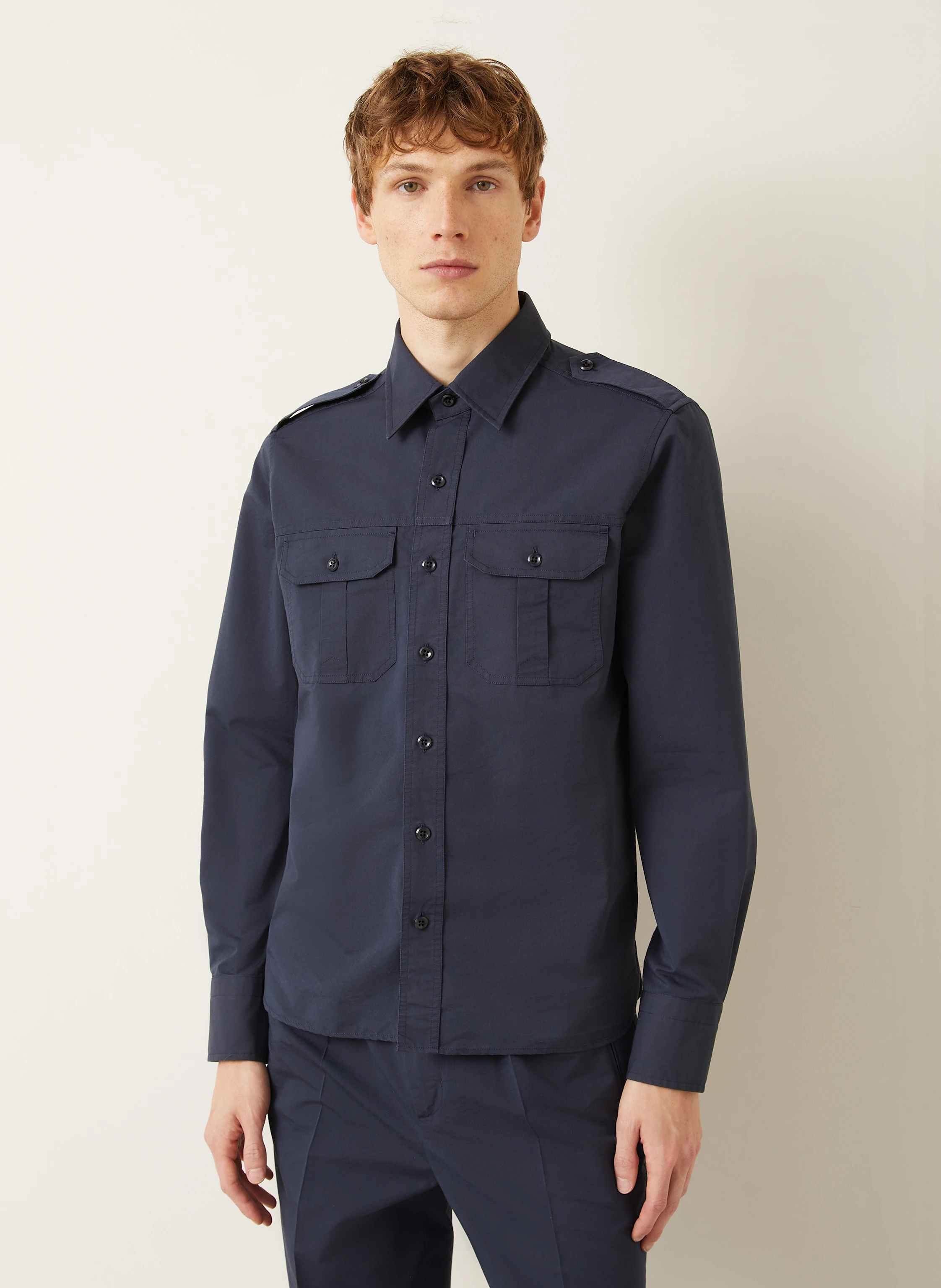 TOM FORD Hemd Regular Fit mit Seide