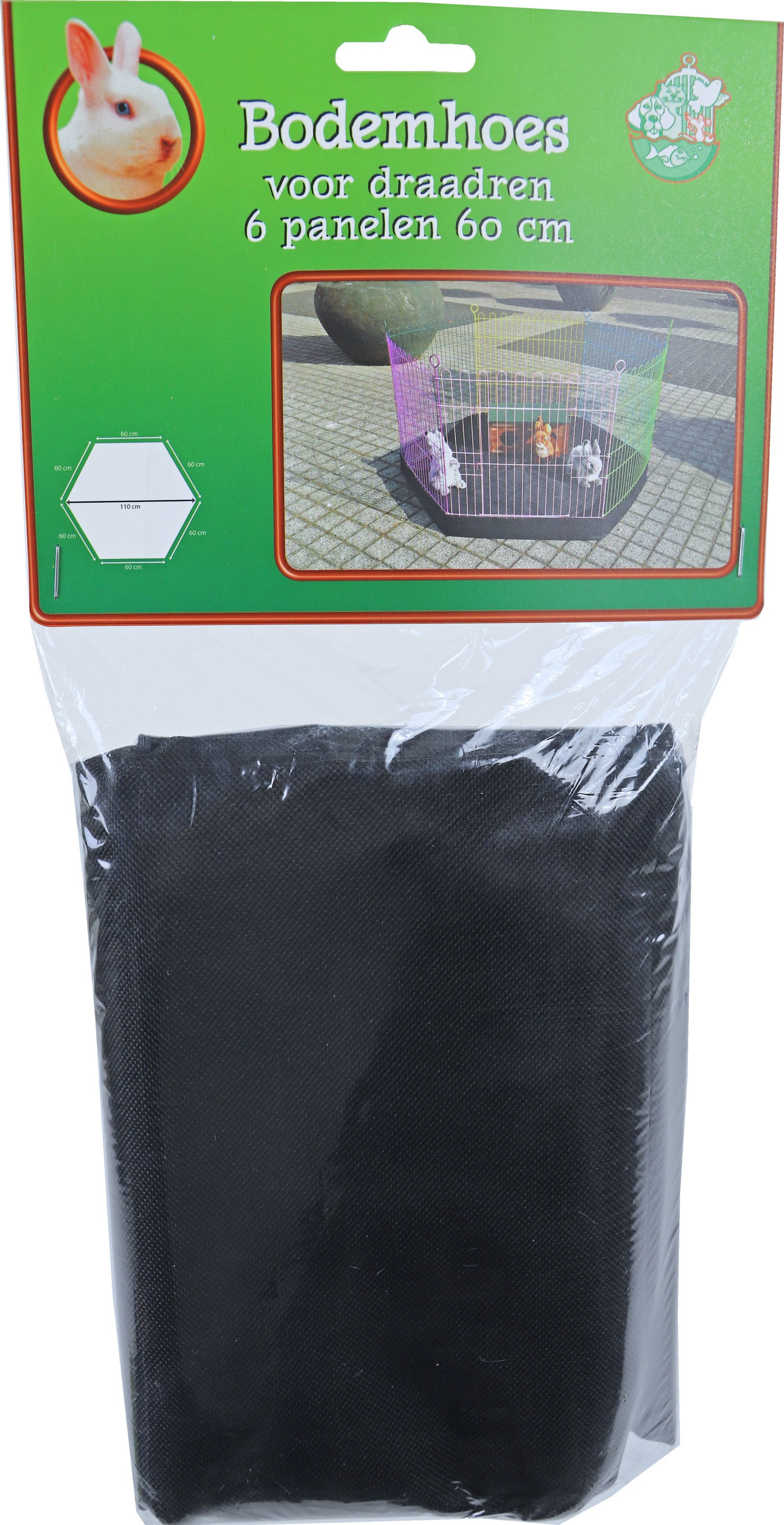 Boon bodemhoes voor draadren zwart D 110 H 11 cm