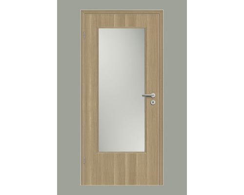 Pertura binnendeur Yori CPL Sun Oak, lengterichting, 86,0 x 198,5 cm, links met lichtuitsparing G3 (zonder glas)