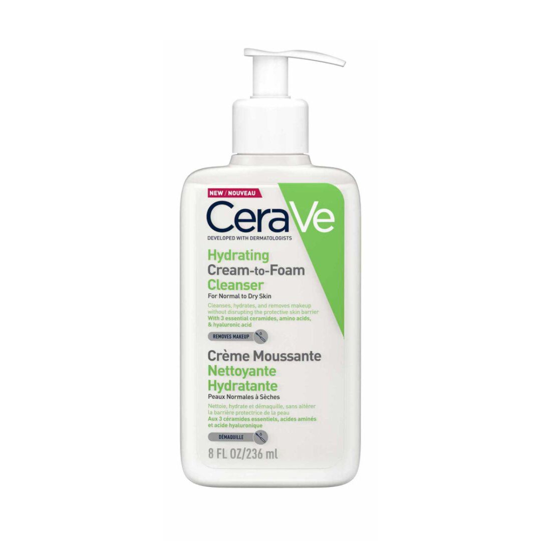 CERAVE  Creme Espuma Hidratante de Limpeza - 236ml