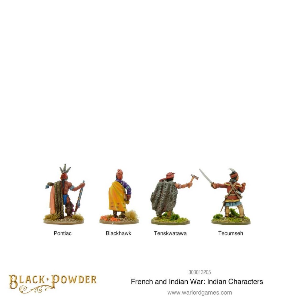 French Indian War - Indian Characters