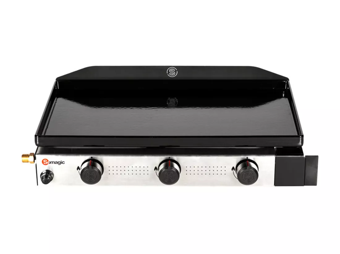Plancha au gaz SOLIA 300 3 brûleurs 6,45kW - SOMAGIC