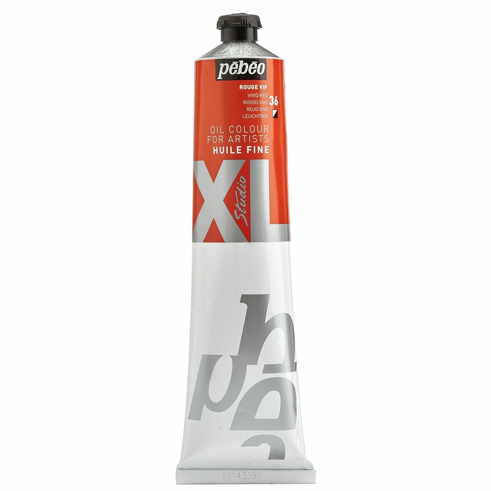 Peinture à l'huile fine xl studio - rouge vif - 200 ml