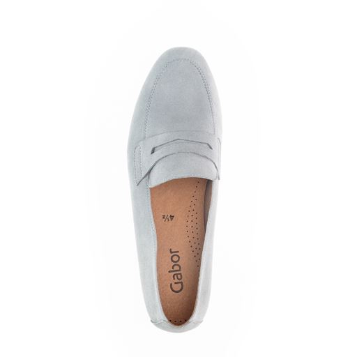 Gabor Ruskindsloafers, Aquamarin, 38.5