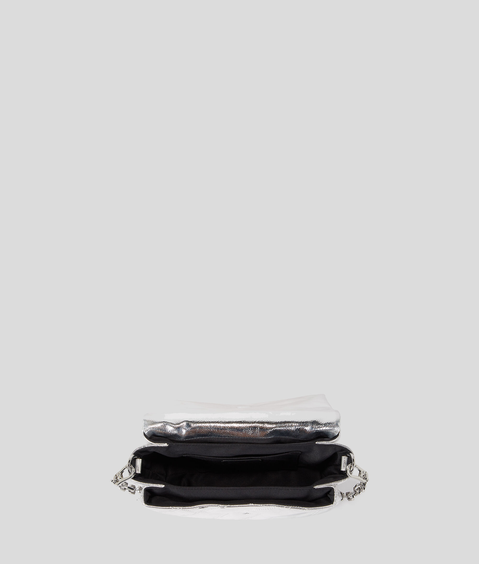 SAC BAGUETTE MATELASSÉ MÉTALLISÉ K/SIGNATURE SOFT