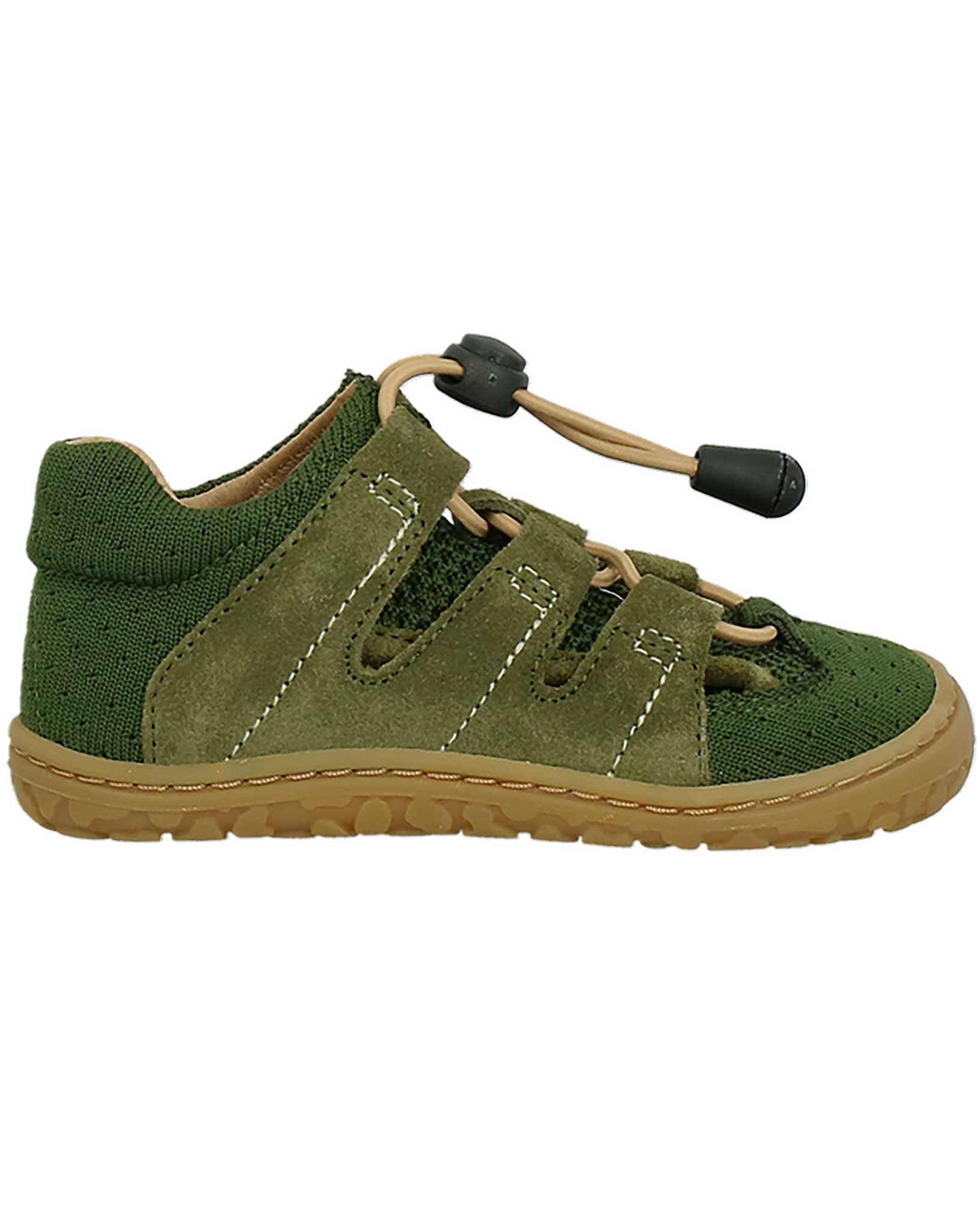 Sandalen NOLO BAREFOOT mit Zehenschutz in olive