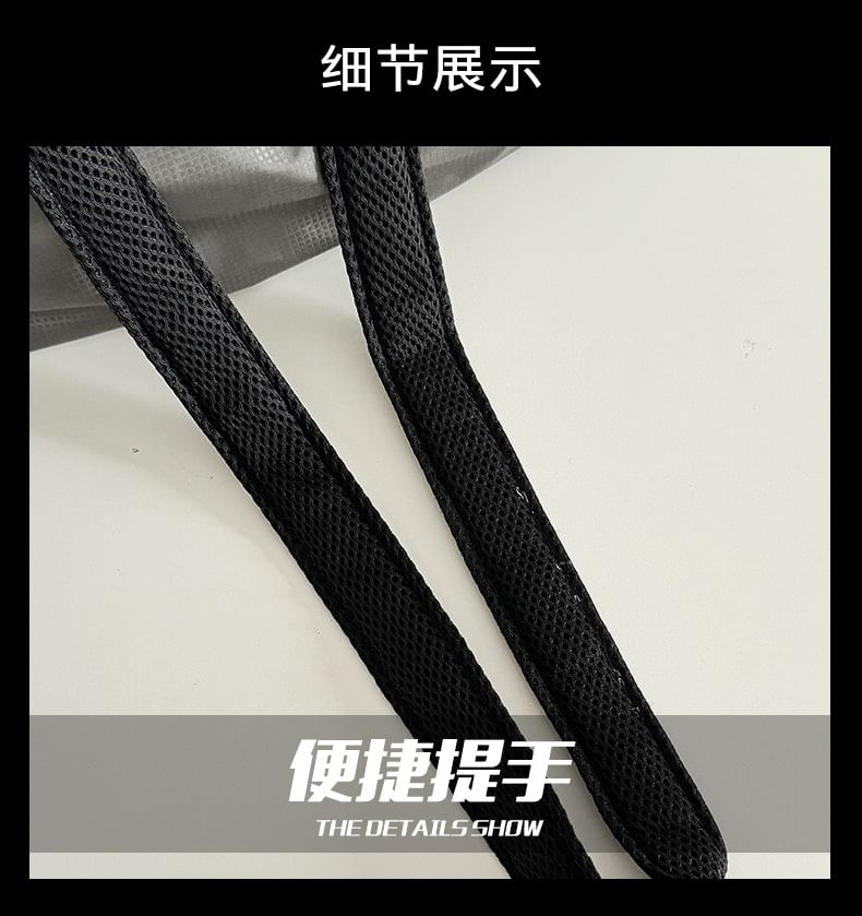 Hikuozy - Effen nylon crossbodytas