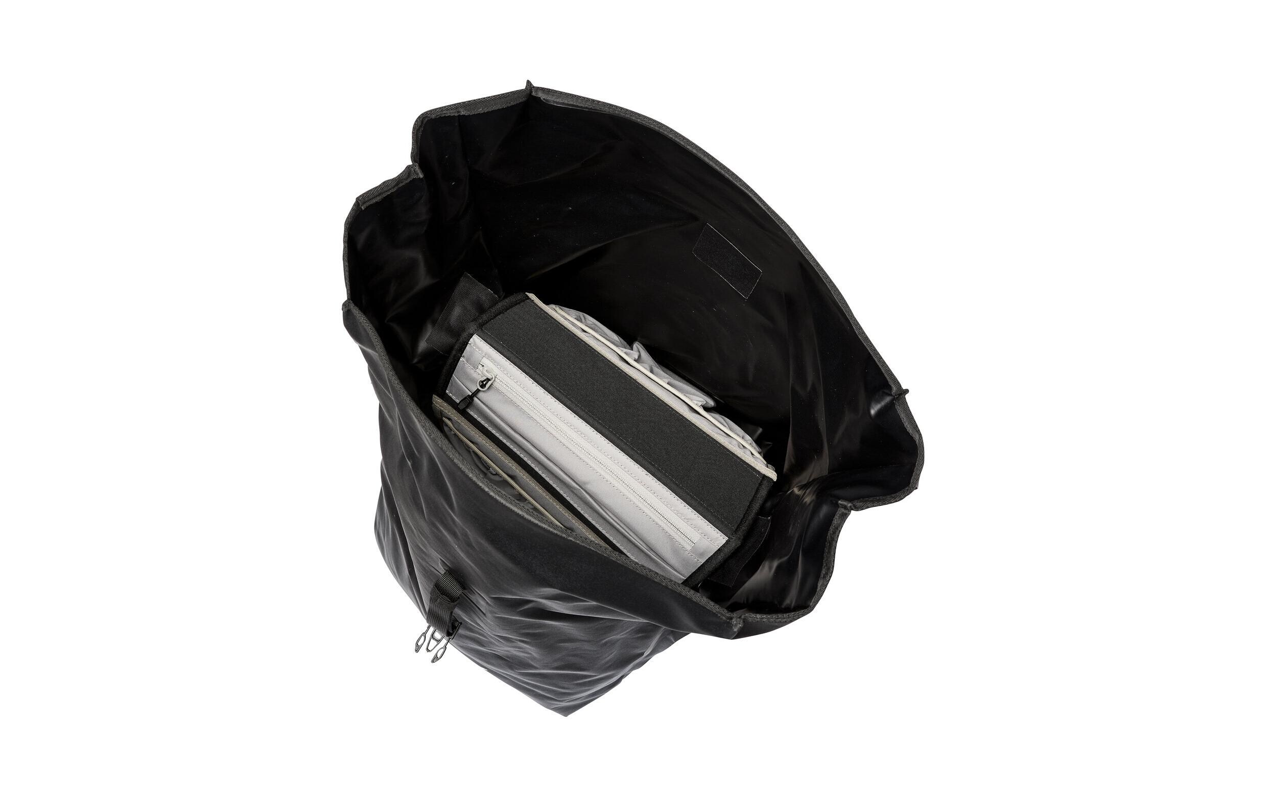 Hinterradtasche Proof Double UL Schwarz<br>Doppel-Fahrradtasche