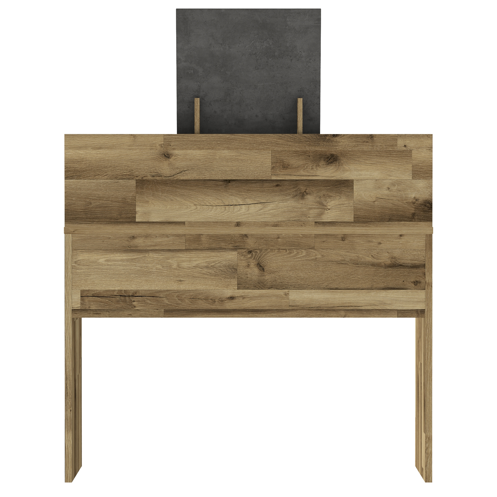 Schminktisch - Stabeiche - Betonoptik - 115 cm