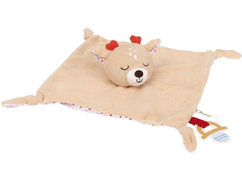 Chicco Schmusetuch Reh Kuscheltuch für Kinder