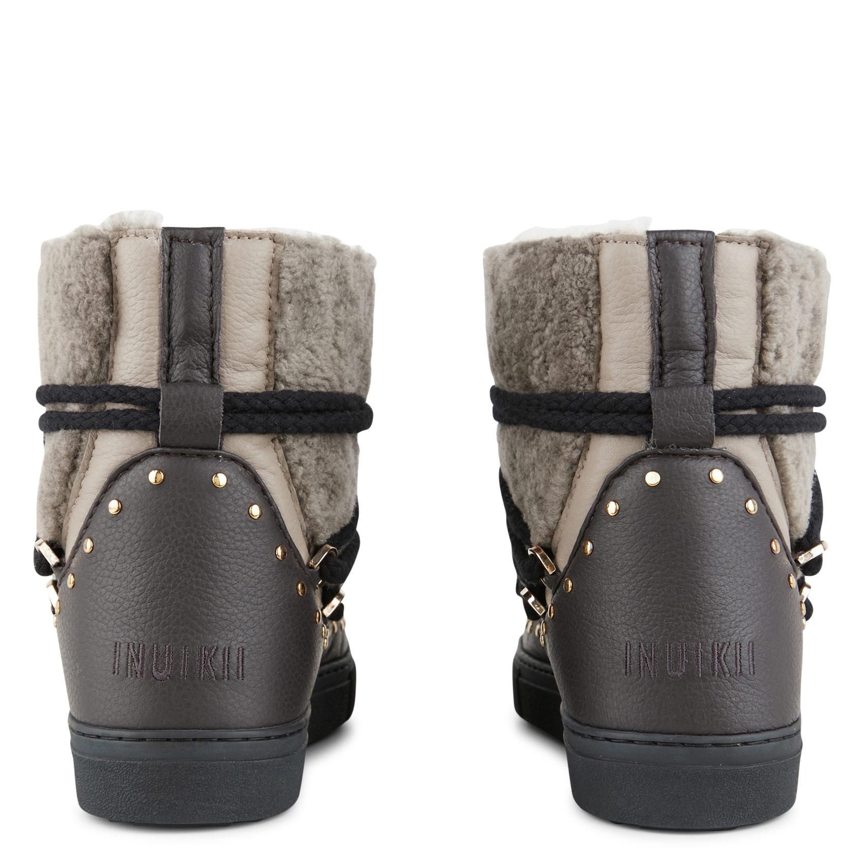 CURLY ROCK - Bottines shearling en cuir | Marron