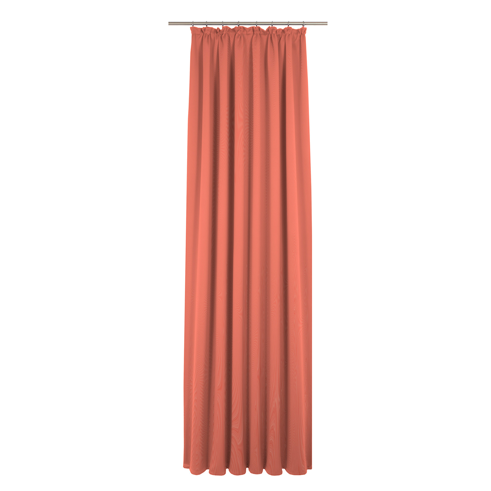Einzelschal mit Kräuselband UNI COLLECTION LIGHT - orange - 145x145 cm