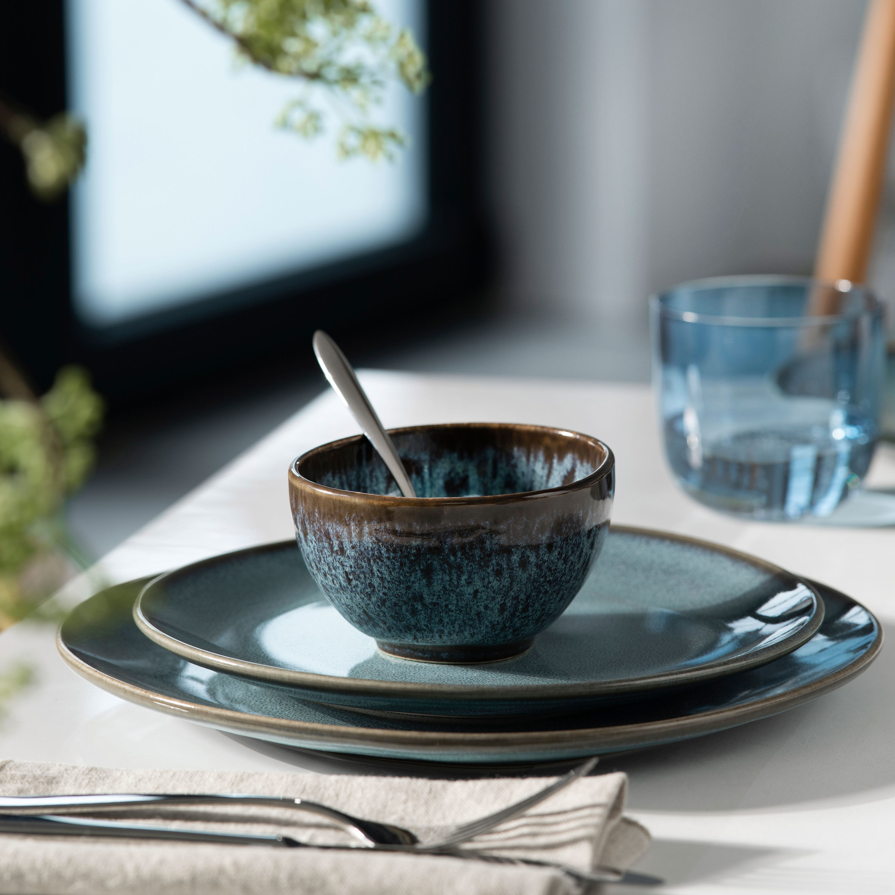 Lave Dessert bowl Grey, 7.2 oz, earthenware
