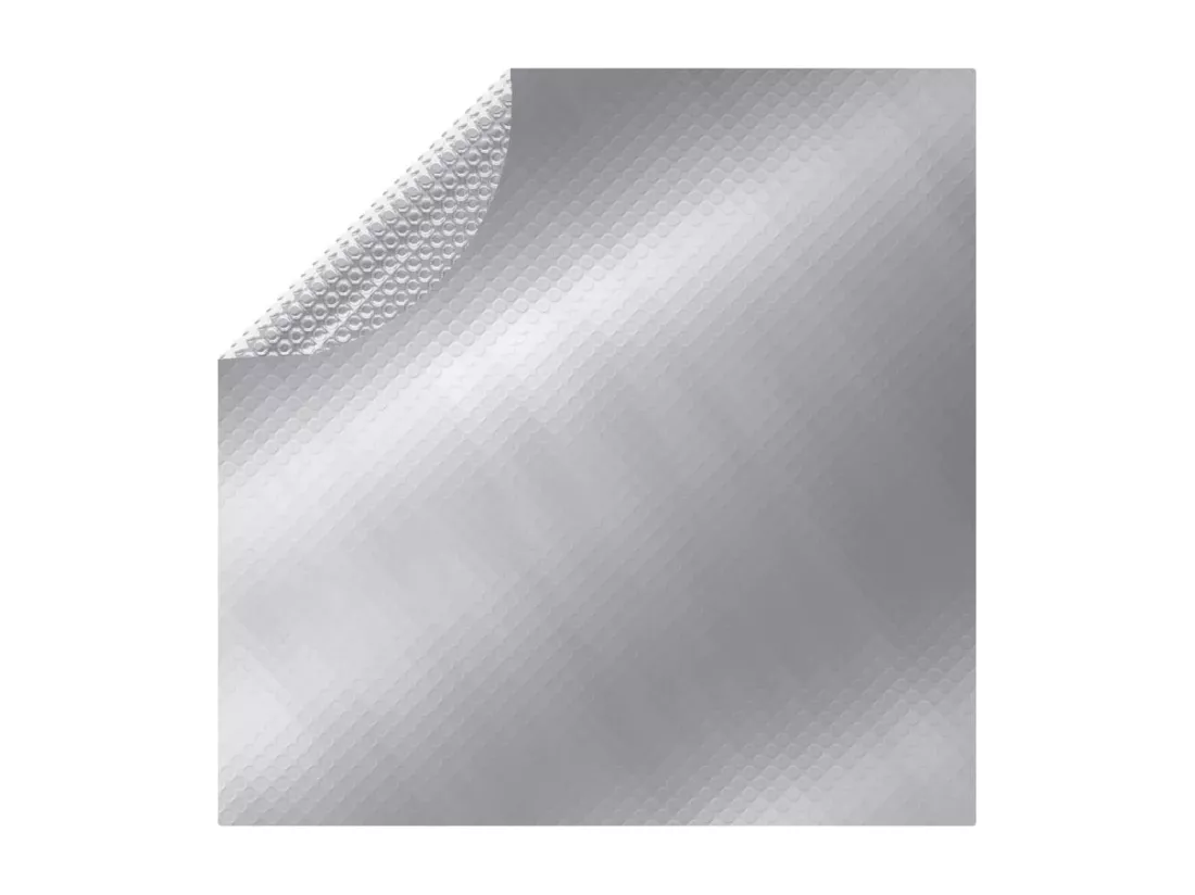 Couverture de piscine Argenté 488 cm PE