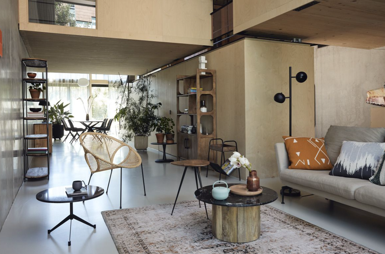 Salontafel Retro Zwart Marmer