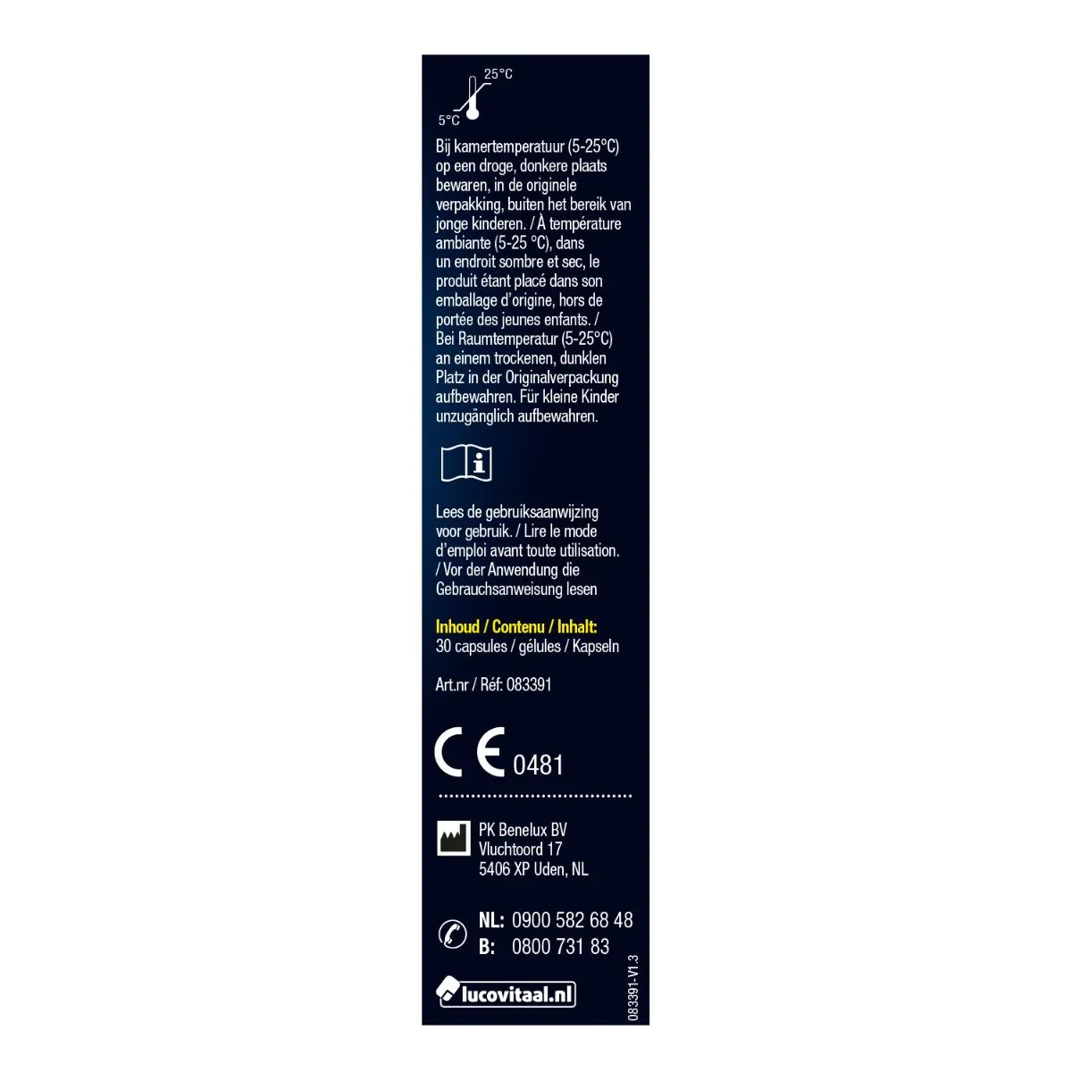 Opgeblazen gevoel capsules