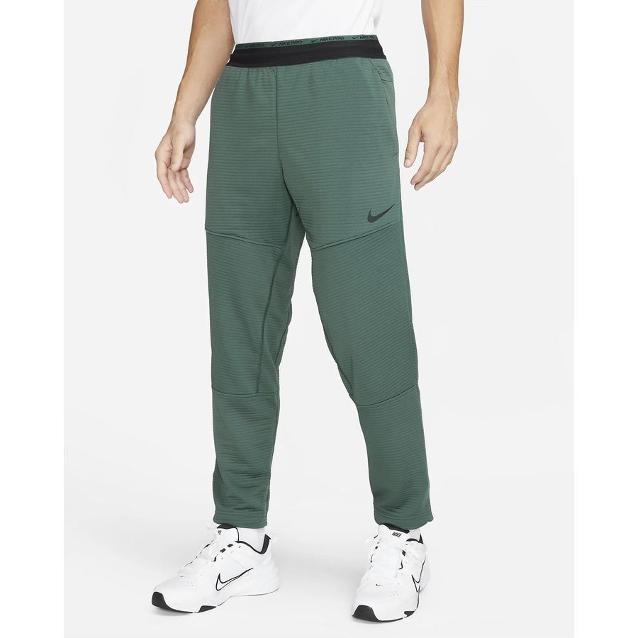 Nike Bas de Survêtement Dri-FIT Fleece - Vert/Noir