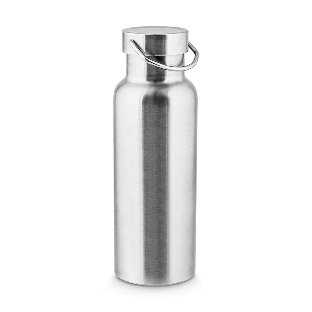 hi!dea 94345 - Bouteille en acier inoxydable (36 % recyclé) avec isolation sous vide 810 ml