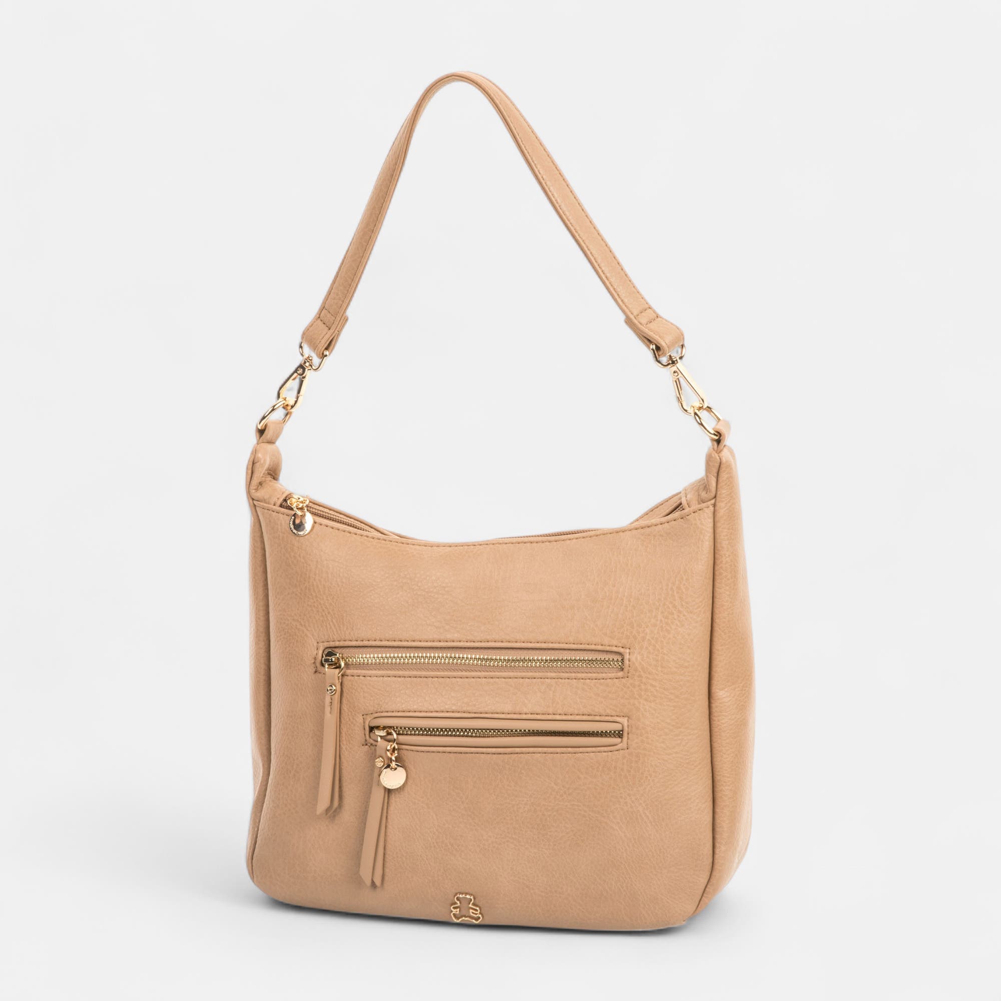Sac bandoulière beige