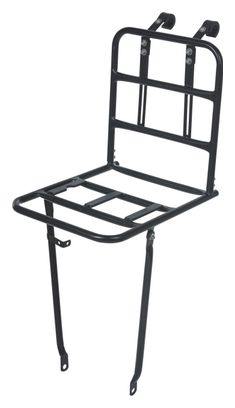 Support porte-bagages avant Basil L noir mat